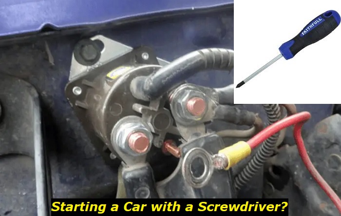 starting car with screwdriver